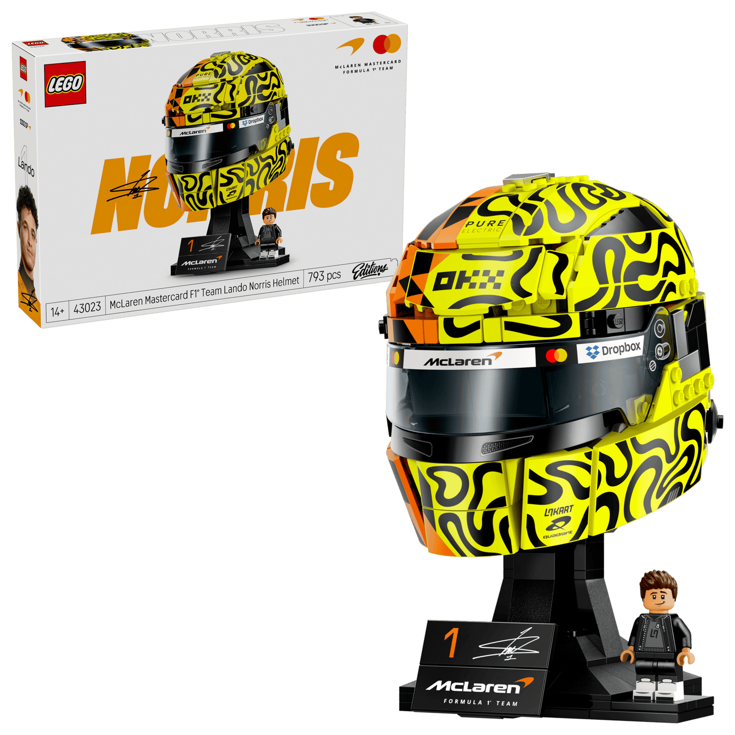 LEGO Editions McLaren Mastercard F1 Team Lando Norris Helmet 43023