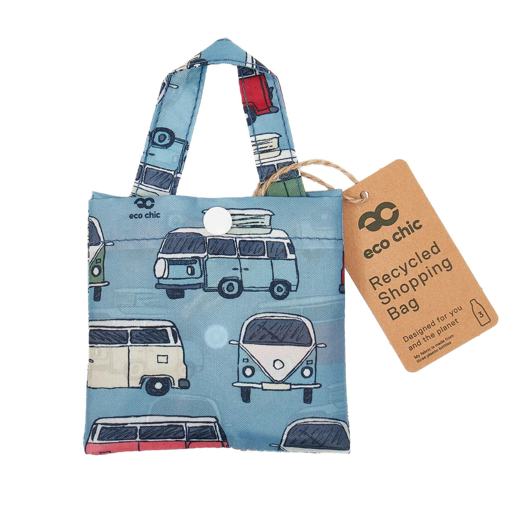 Eco Chic Lightweight Foldable Reusable Campervan Shopping Bag