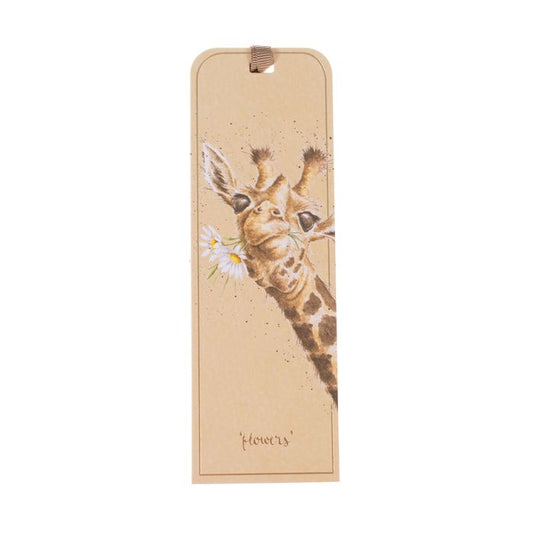 Wrendale Flowers Giraffe Bookmark