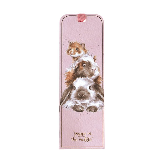 Wrendale Piggy In The Middle Guinea Pig Bookmark