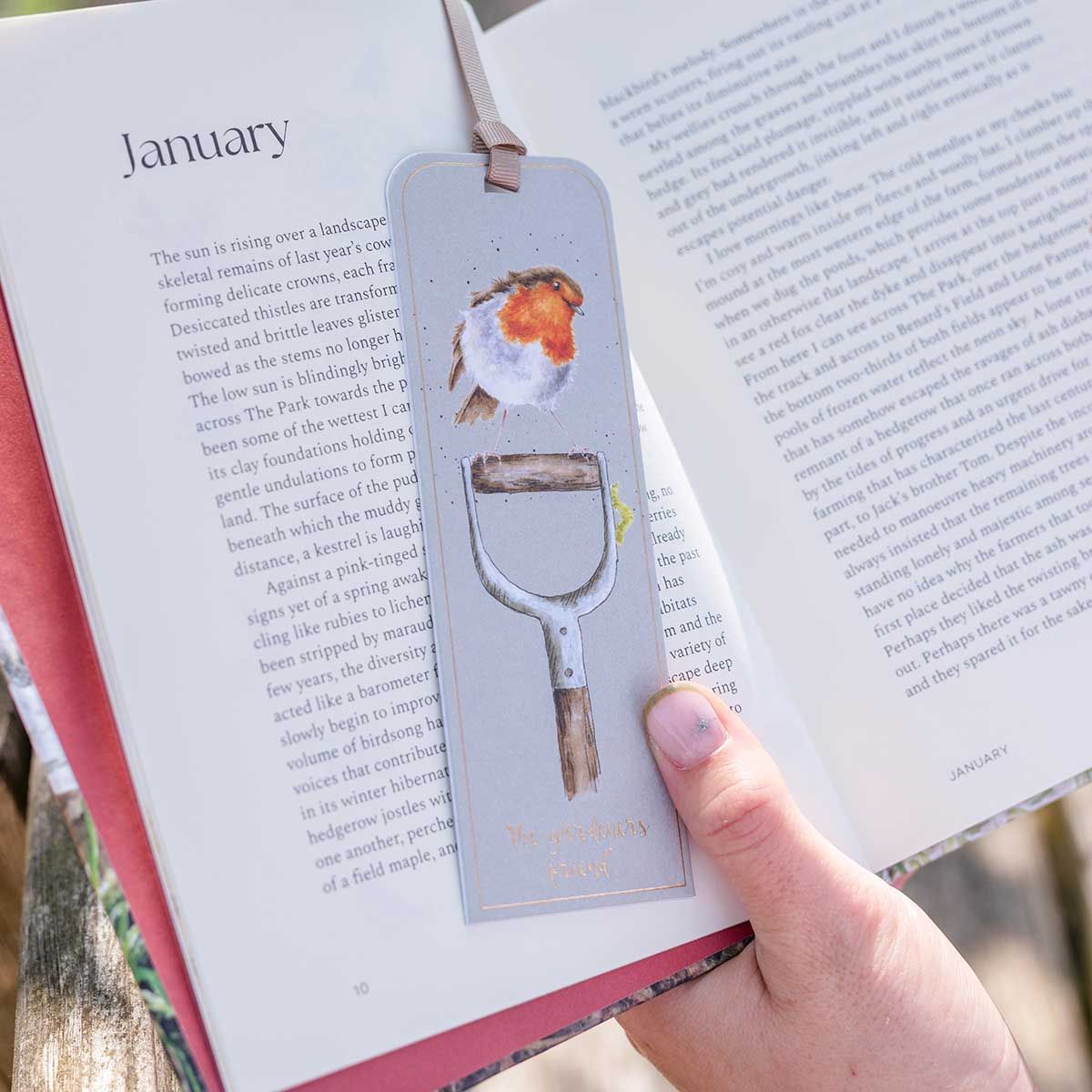 Wrendale The Gardener's Friend Robin Bookmark