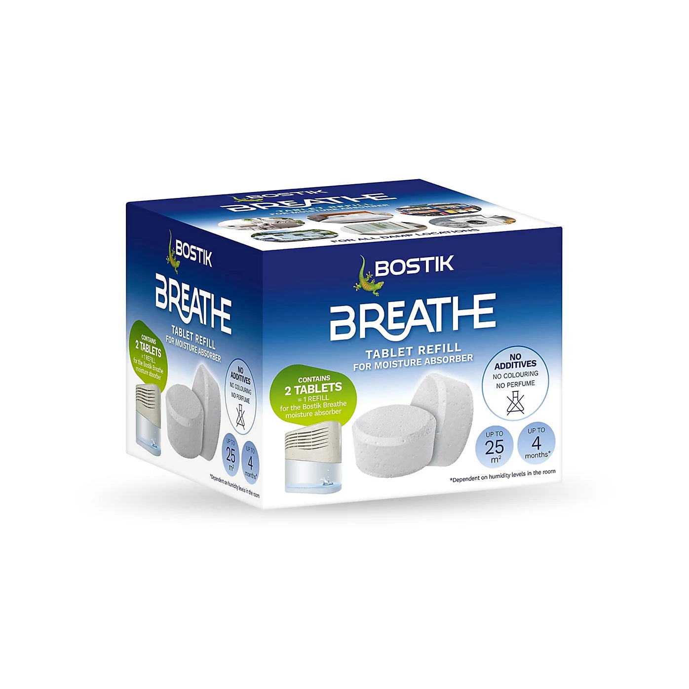 Bostik Breathe Humidity Absorber Refill Tablet x2