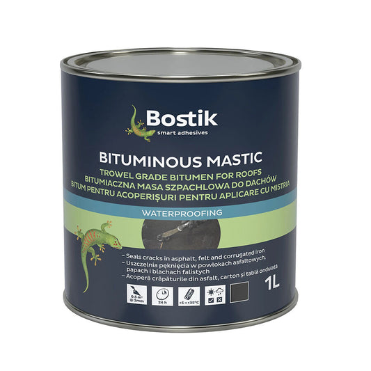 Bostik Black Bituminous mastic 1L