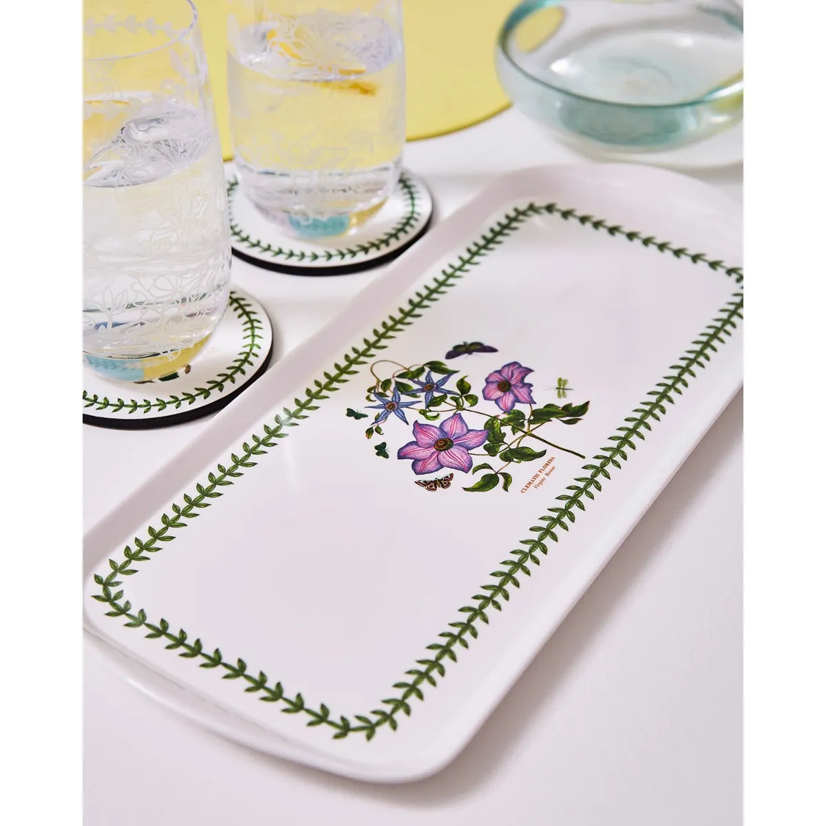Pimpernel Botanic Garden Clematis Sandwich Tray