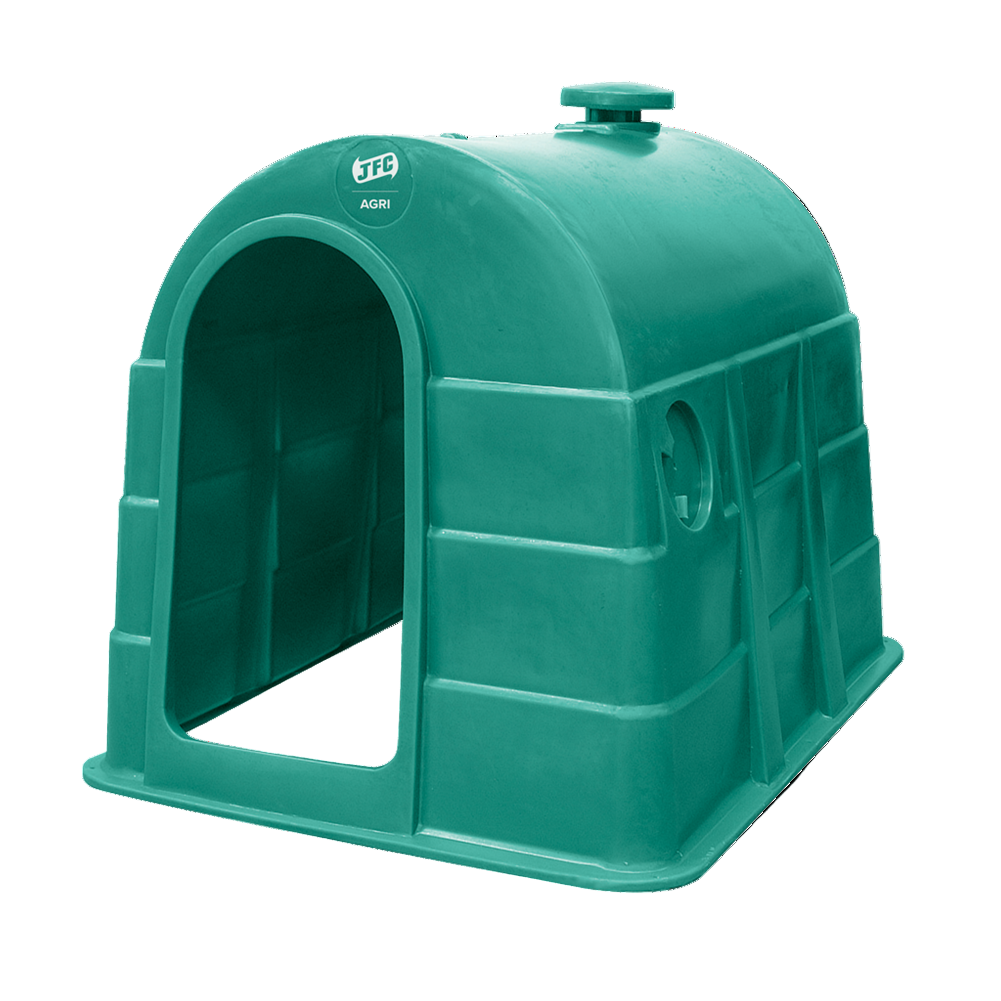 JFC Single Calf Hutch Green 1651L x 1270W x 1270H (mm)