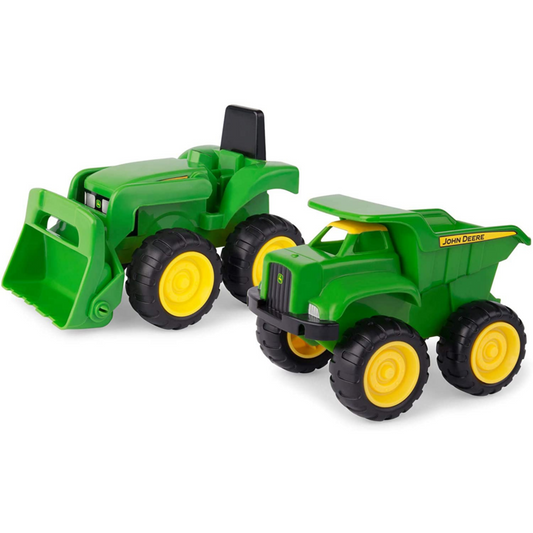 Britains John Deere Mini Sandbox Tractor & Dump Truck Set