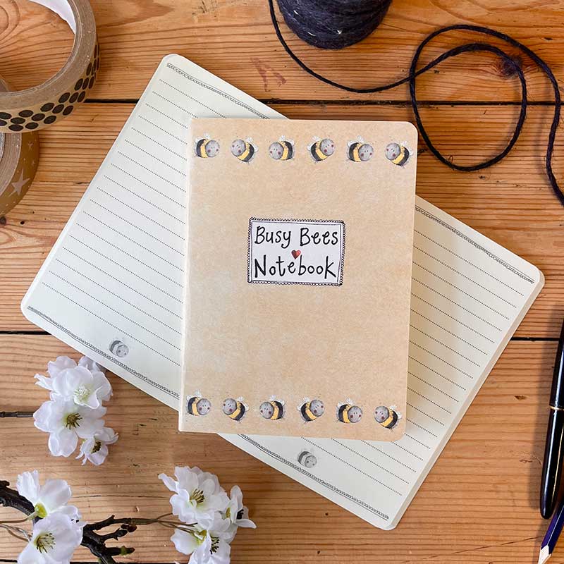 Alex Clark Busy Bees Medium Soft Notebook