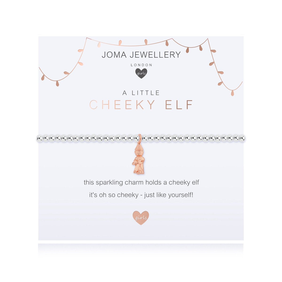 Joma Jewellery Childrens A Little Cheeky Elf Bracelet
