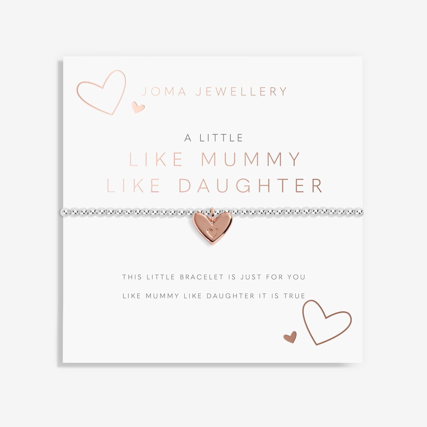 Joma Jewellery Childrens A Little Like Mummy Like Daughter Bracelet