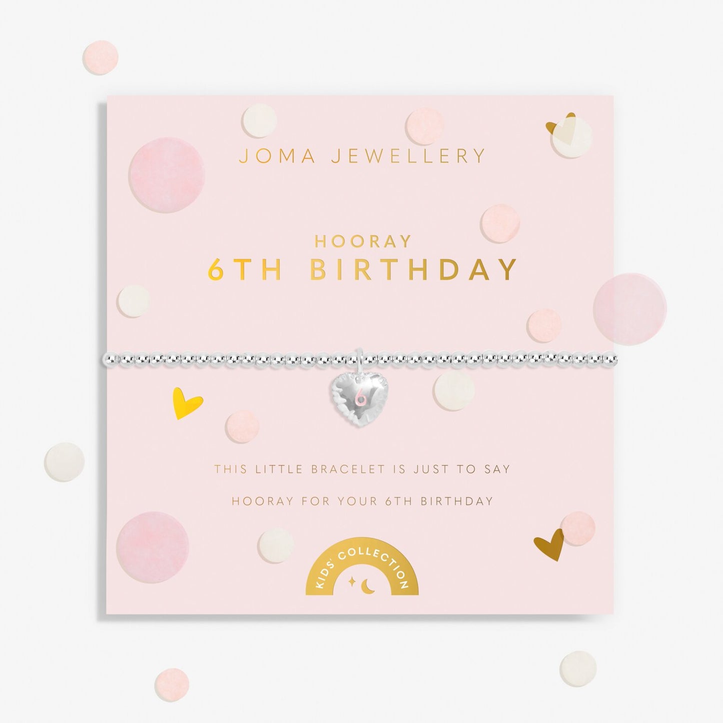 Joma Jewellery Kids Confetti A Little Birthday Silver Plated Bracelet