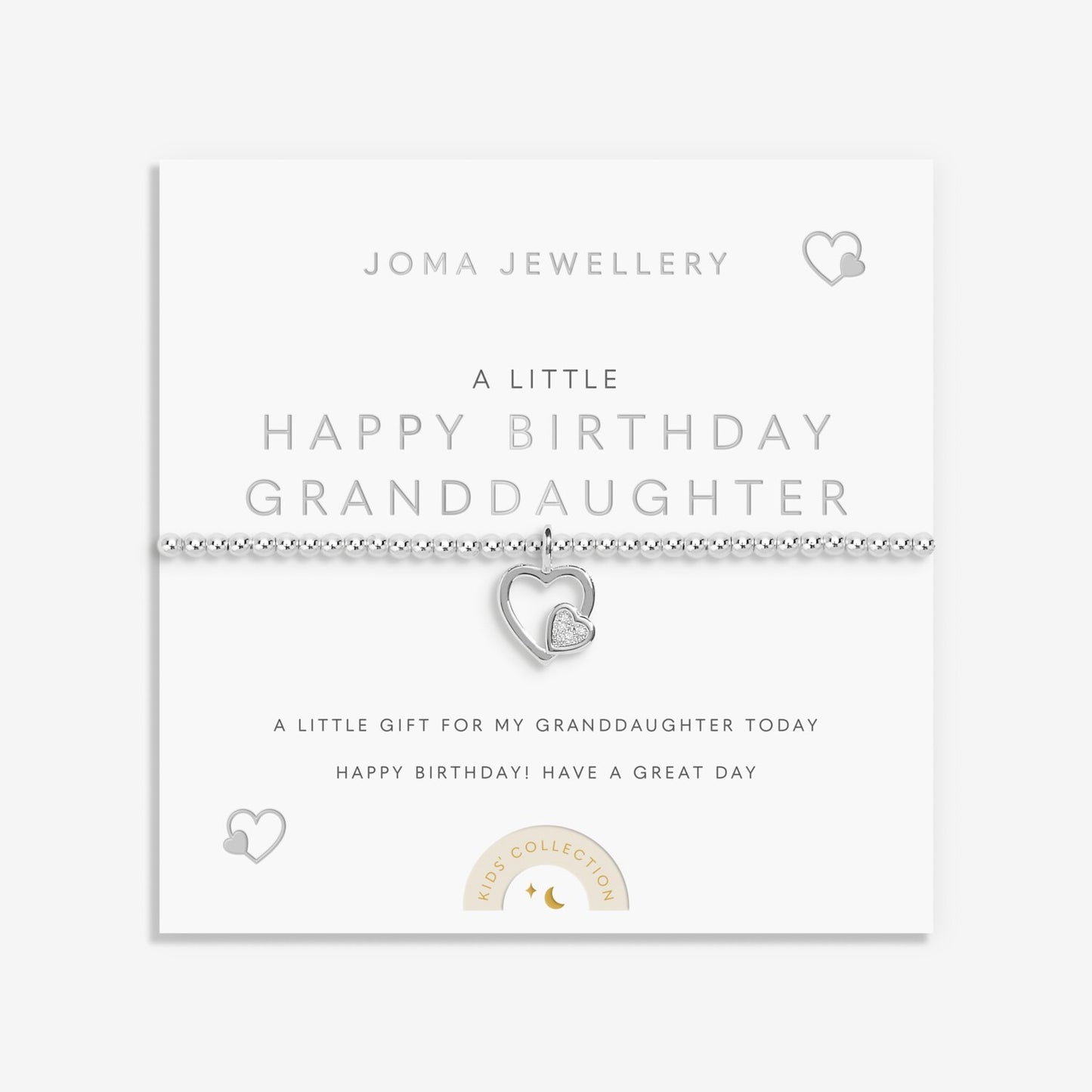 Joma Jewellery Kids A Little Happy Birthday Granddaughter Bracelet