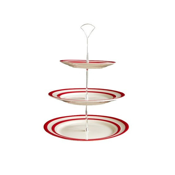Cornishware Cornish Stripe 3 Tier Cake Stand