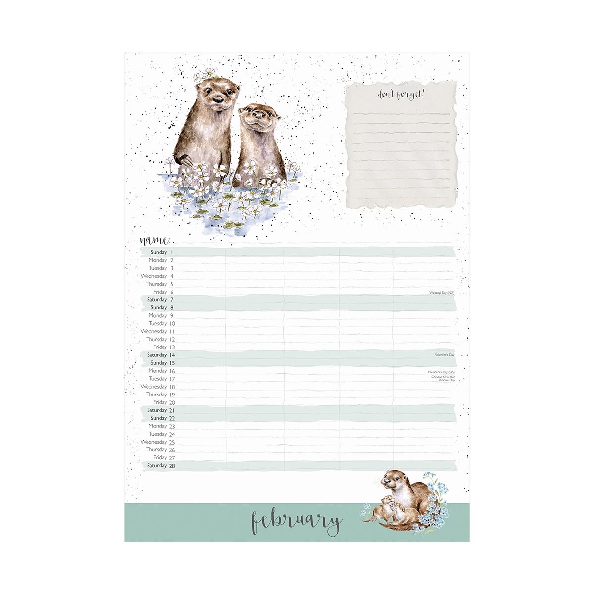 Wrendale - 2026 The Country Set Family Calendar
