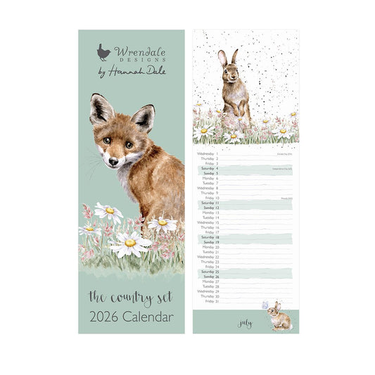 Wrendale - 2026 The Country Set Slim Calendar