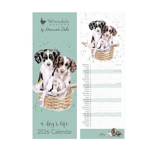 Wrendale - 2026 A Dog's Life Slim Calendar