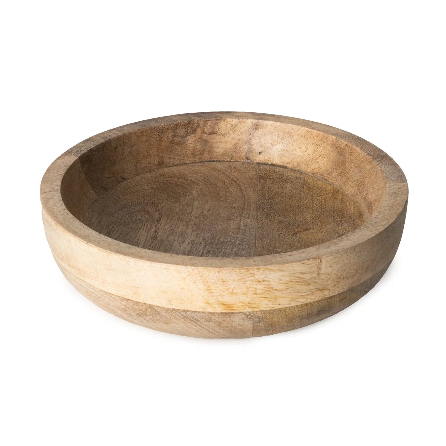 Candlelight Plain Mango Wood Round Bowl