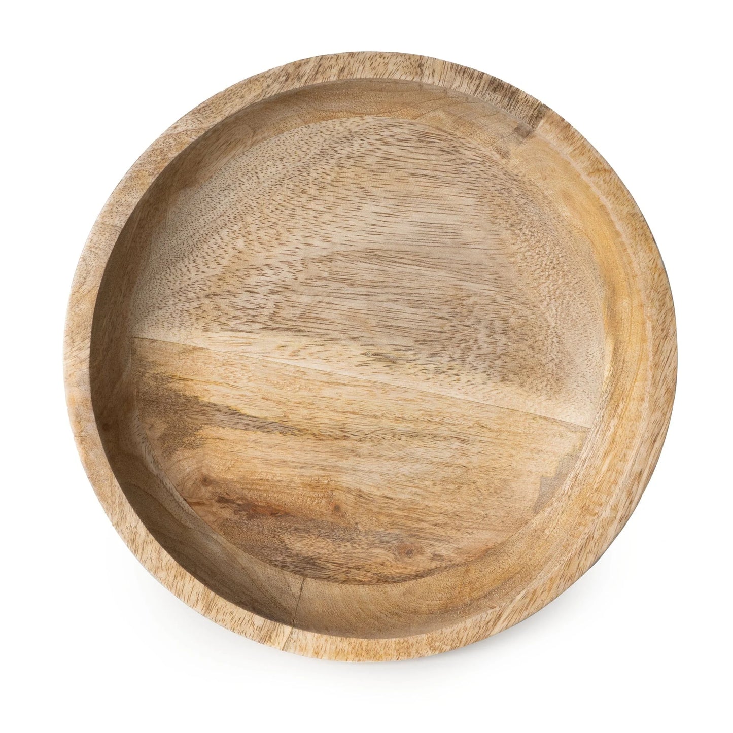 Candlelight Plain Mango Wood Round Bowl