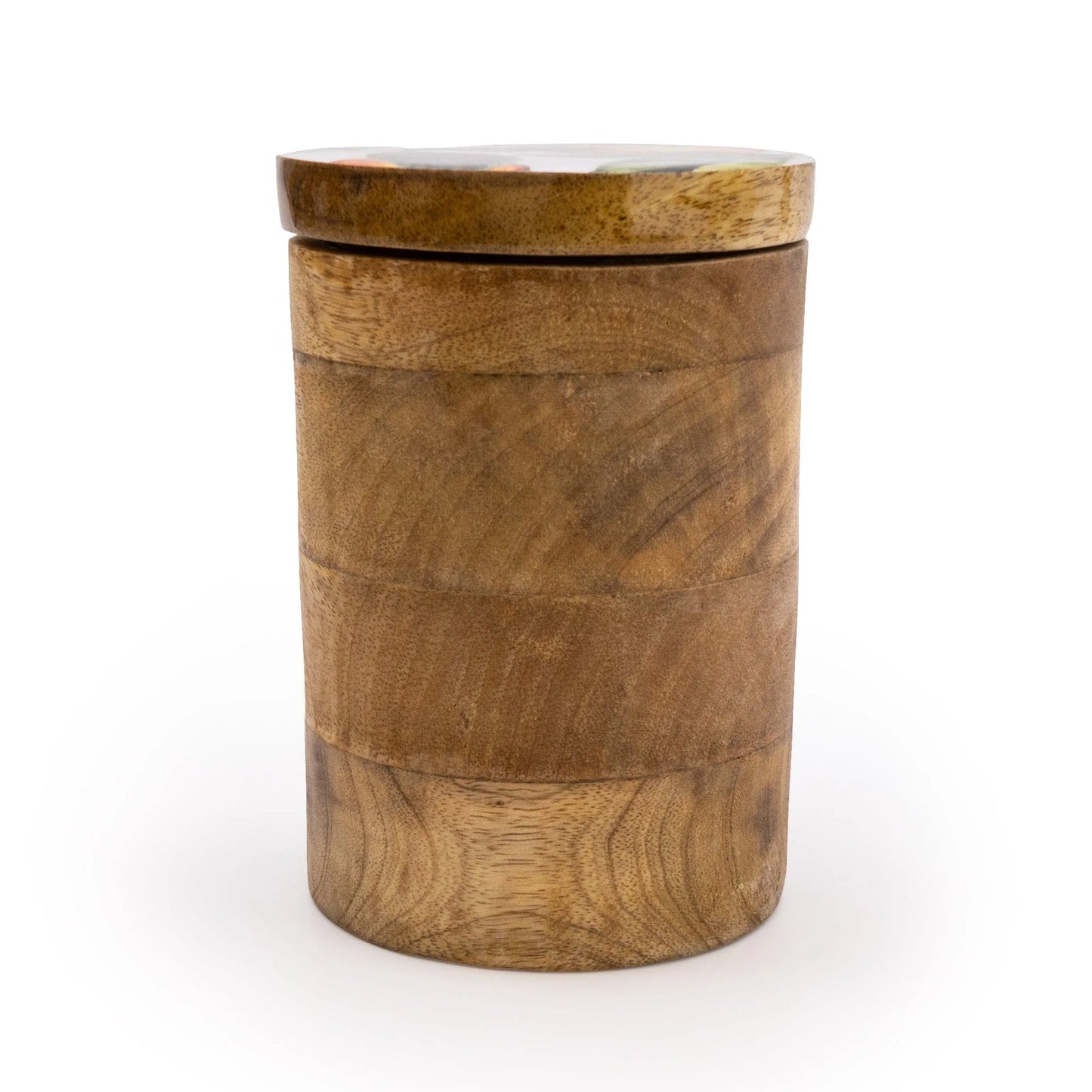 Candlelight Orange Blossom Small Wooden Storage Jar