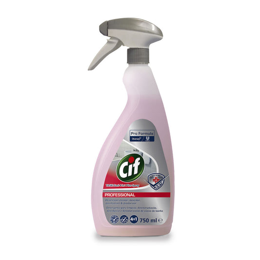 Cif Professional 4-IN-1 Washroom Plus Cleaner 750ml