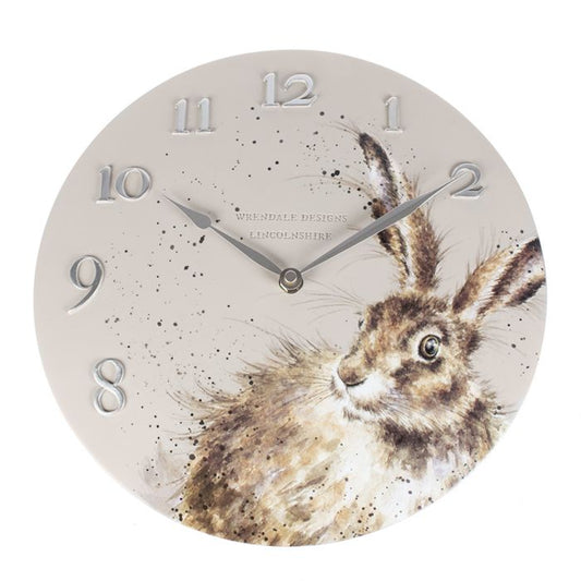 Wrendale Bright Eyes Hare Wall Clock
