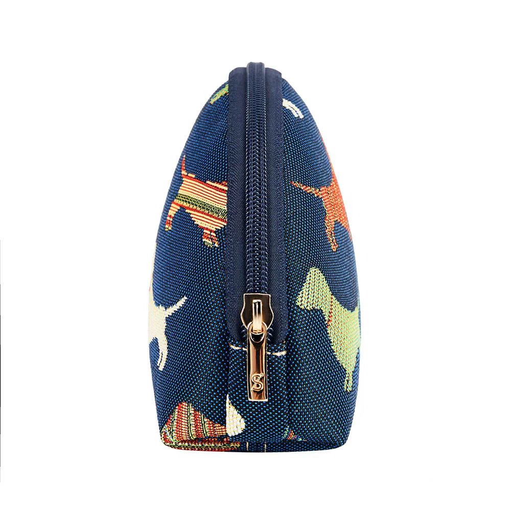 Signare Dachshund Cosmetic Bag