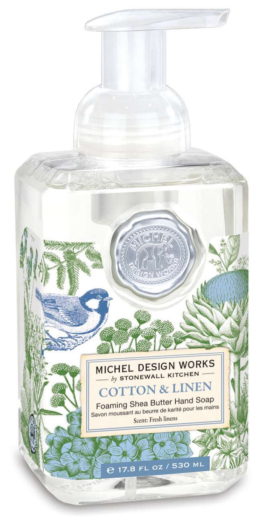 Michel Design Works Cotton & Linen Foaming Soap 530ml
