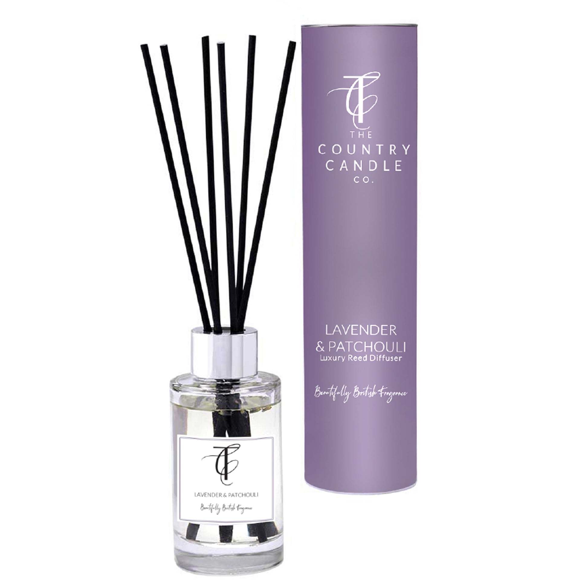The Country Candle Co Lavender & Patchouli Pastel Reed Diffuser 100ml