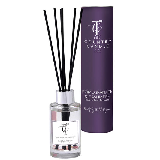 The Country Candle Co Pomegranate & Cashmere Pastel Reed Diffuser 100ml