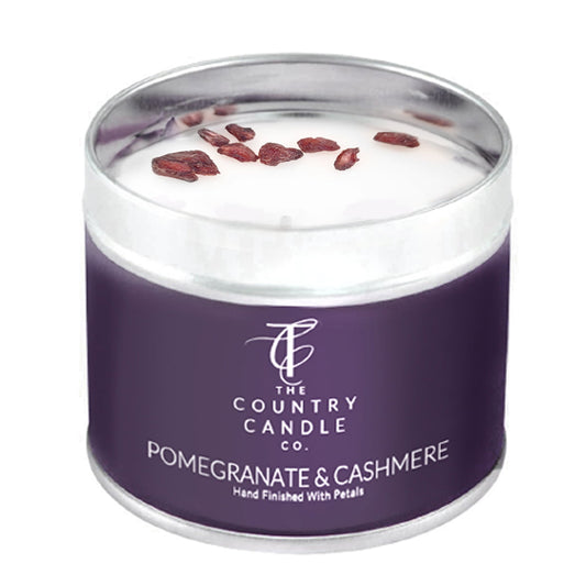 The Country Candle Co Pomegranate & Cashmere Tin Candle