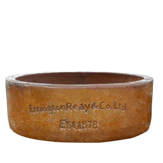 Errington Reay Courtyard Old Leather Low Planter