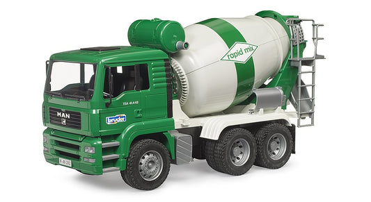 Bruder MAN TGA Cement Mixer Truck Rapid Mix