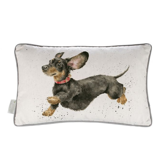 Wrendale That Friday Feeling Dachshund Cushion