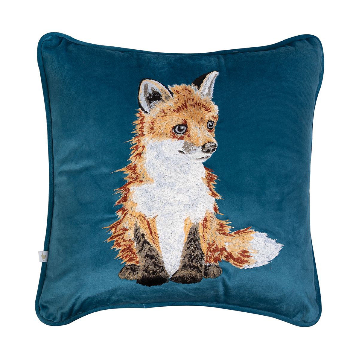 Wrendale Fox Embroidered Cushion  Daydreamer