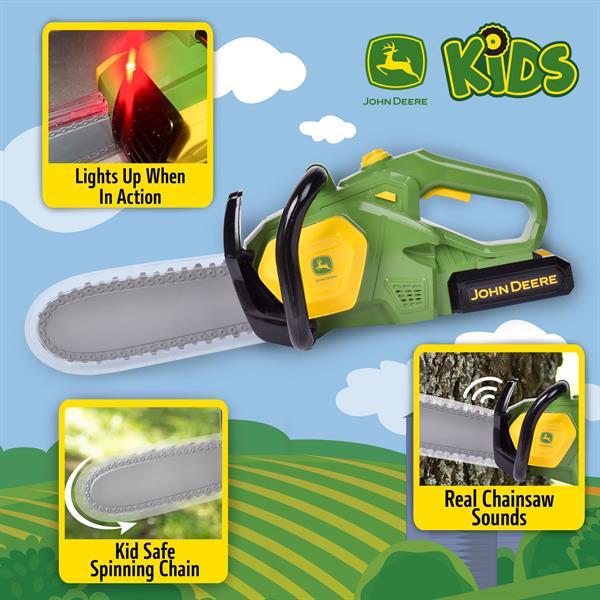 John Deere Kids John Deere Motorised Chainsaw