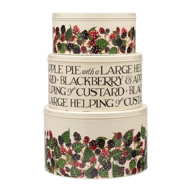 Emma Bridgewater Blackberry Set of 3 Round Cake Tins