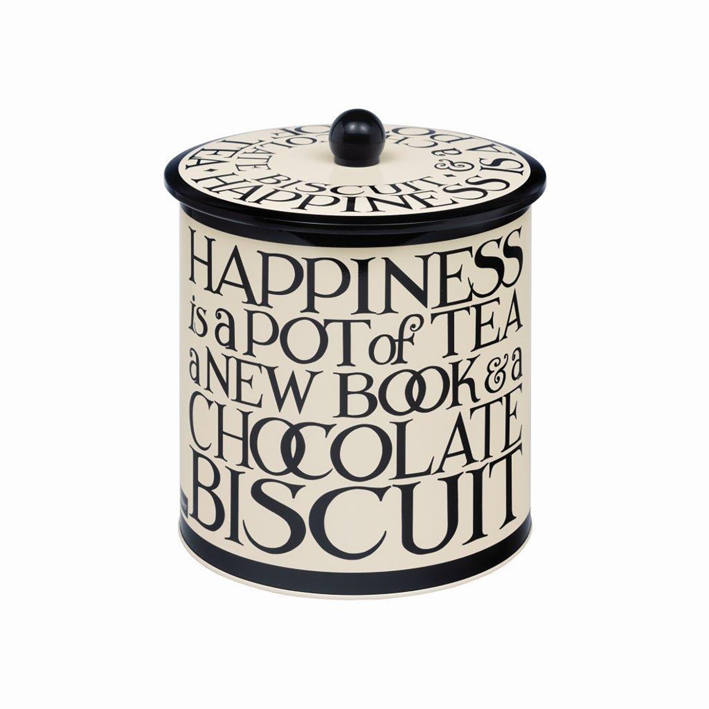 Emma Bridgewater Black Toast Tin Biscuit Barrel