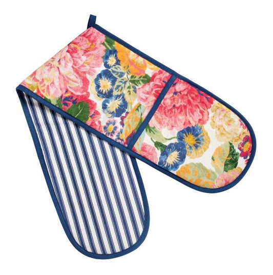 Sanderson Very Rose & Peony Double Oven Glove
