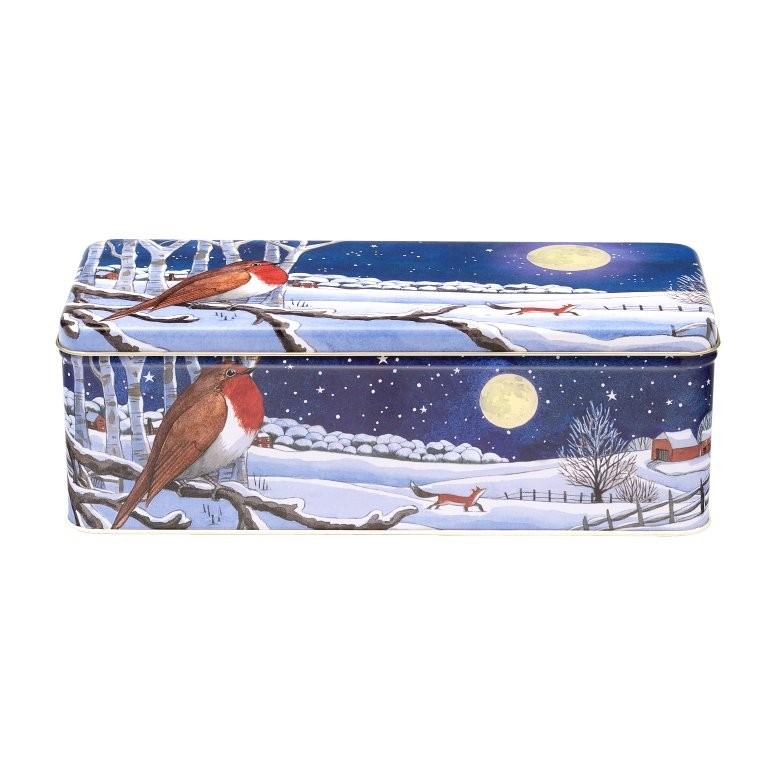 Emma Bridgewater - Winter Animal Robin Long Deep Rectangular