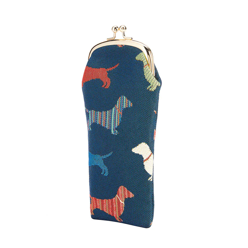 Signare Dachshund Glasses Pouch