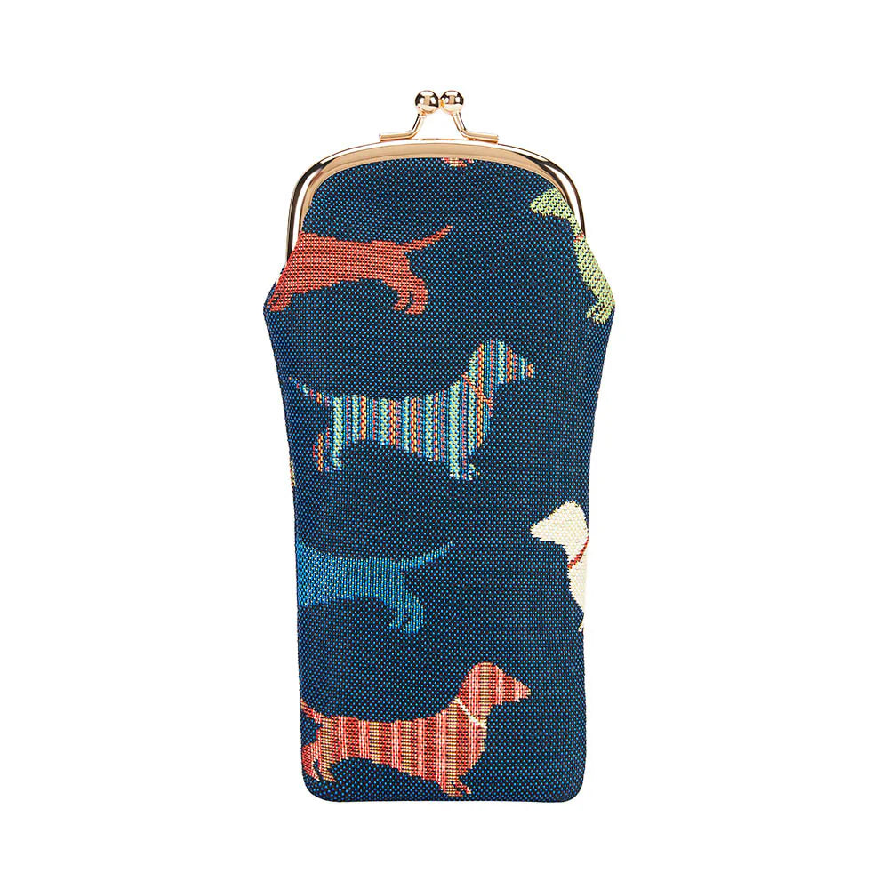 Signare Dachshund Glasses Pouch