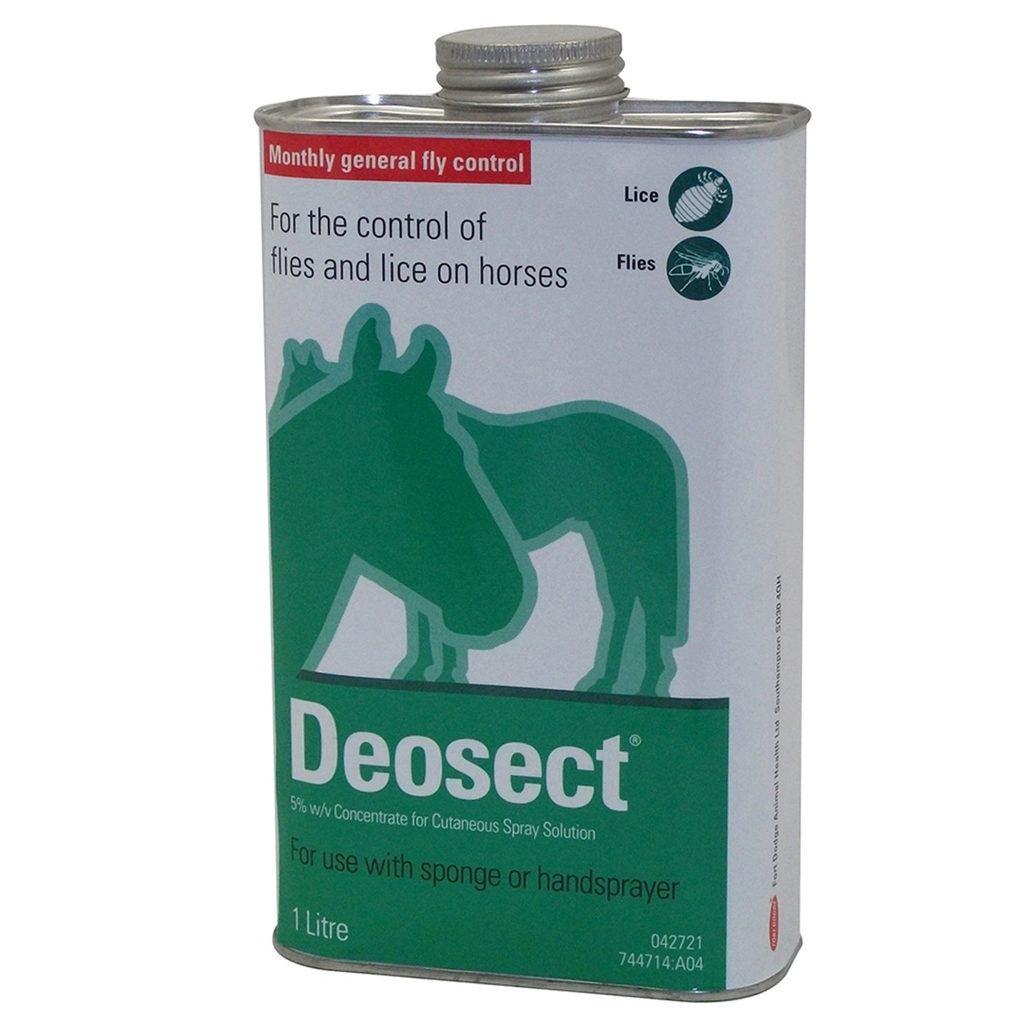 Deosect 5% w/v Concentrate for Cutaneous Spray Solution