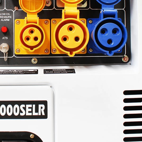 Hyundai 5.8kW/7.5kVA Long Run Standby Diesel Generator Single Phase