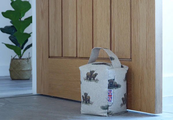 The Wheat Bag Company Highland Cattle Door Stop