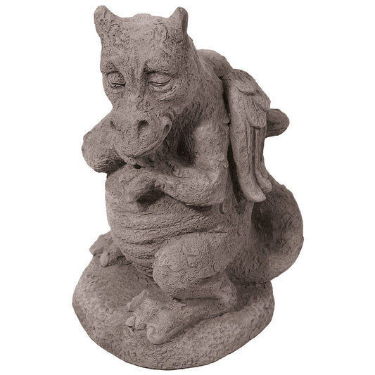 Willowstone Antique Grey Small Dragon DR05