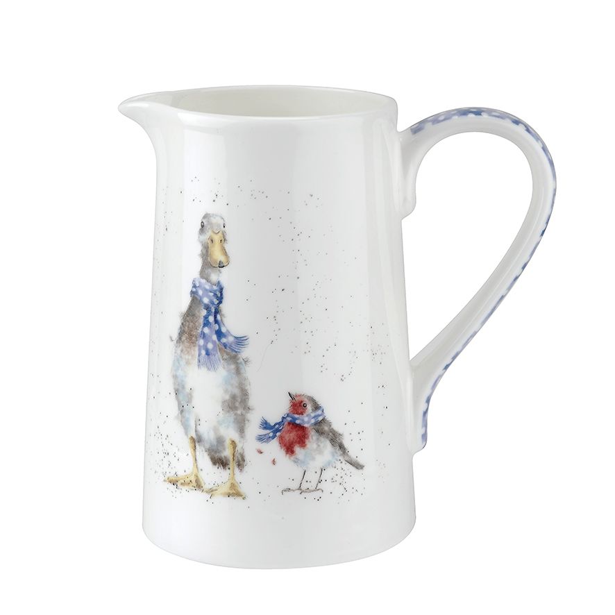 Wrendale Christmas Duck & Robin 1pt Jug