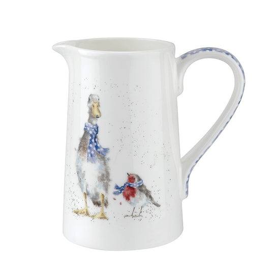 Wrendale Christmas Duck & Robin 1pt Jug