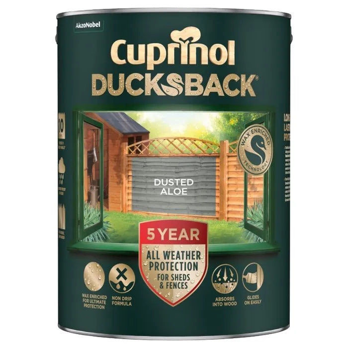 Cuprinol Ducksback Multi-Surface Exterior Shed & Fence Treatment Wood Paint