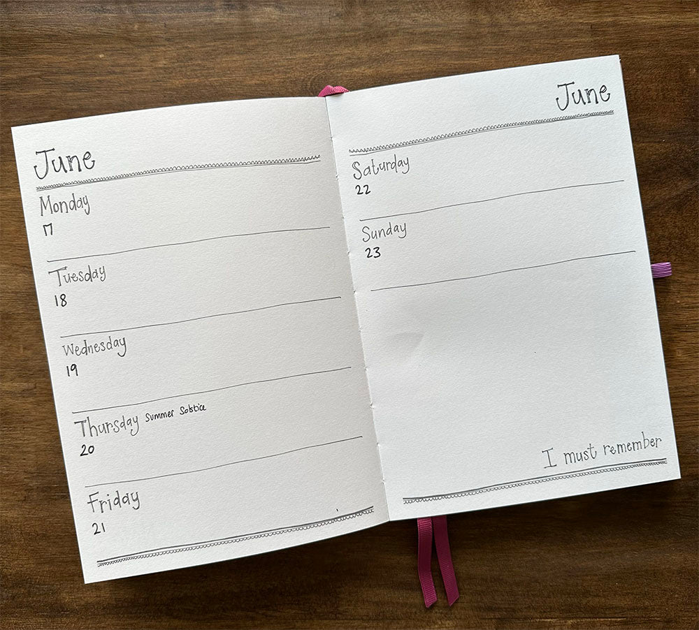 Alex Clark It's the Little Things Desk Diary 2024