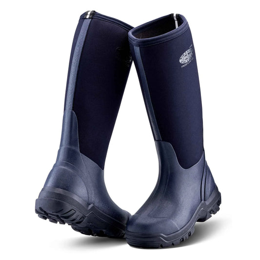 Grubs Frostline 5.0 Insulated Waterproof Wellington Boots in profile showing robust outsole tread.