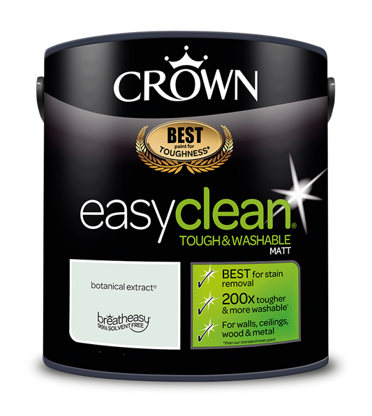 Crown Paints easyclean Matt Emulsion Paint - Greens